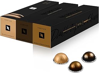 Nespresso Vertuo Coffee Pods, 30 Espresso Mixed Pack - 10 Bianco Doppio, 10 x...