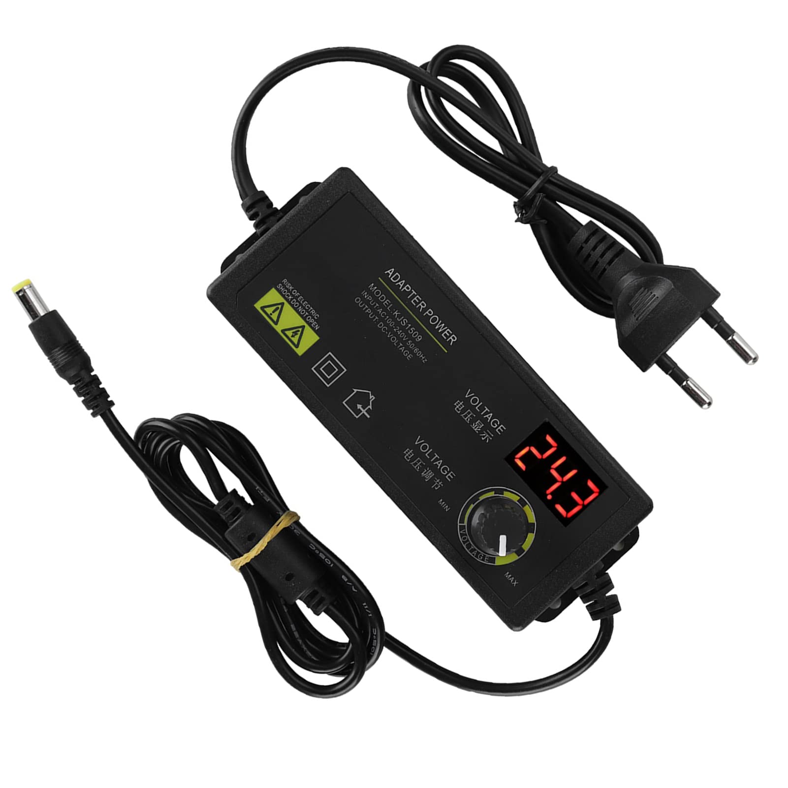 Alimentation Réglable 3-36V alimentation réglable batterie Alimentation à Intensité Variable avec Contrôle de la Vitesse du Moteur à Courant Continu, Prise EU Blocs d'alimentation