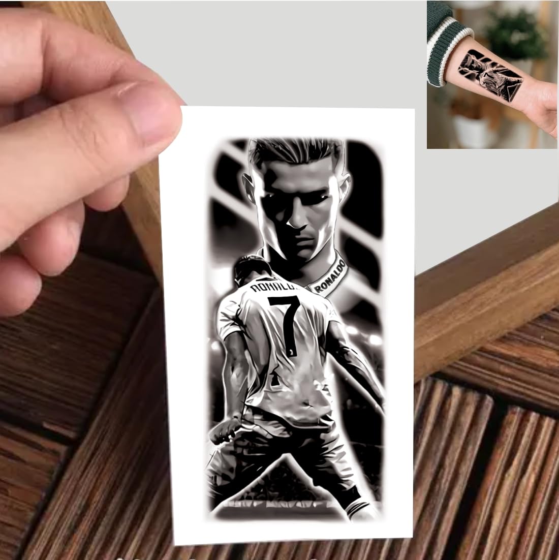 VANVATI Footballer Ronaldo Temporary Tattoo Sticker For Male And Female Tattoo Sticker-picture-50