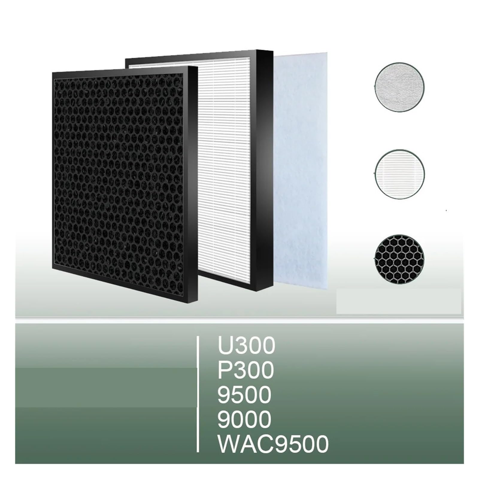 Filtro Hepa Y Filtro De Carbono Compatible con WINIX U300 P300 9500