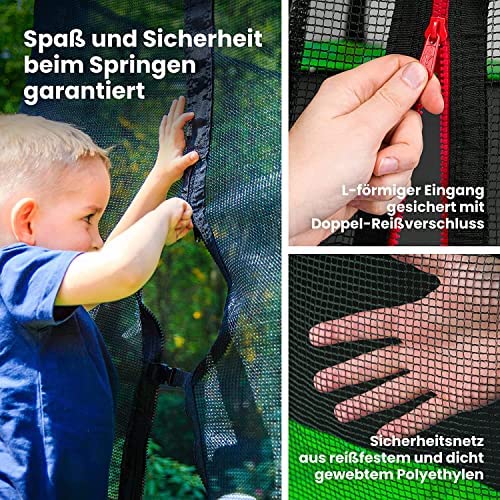 Trampolin 366 cm von Hop-Sport für den Outdoor-Bereich