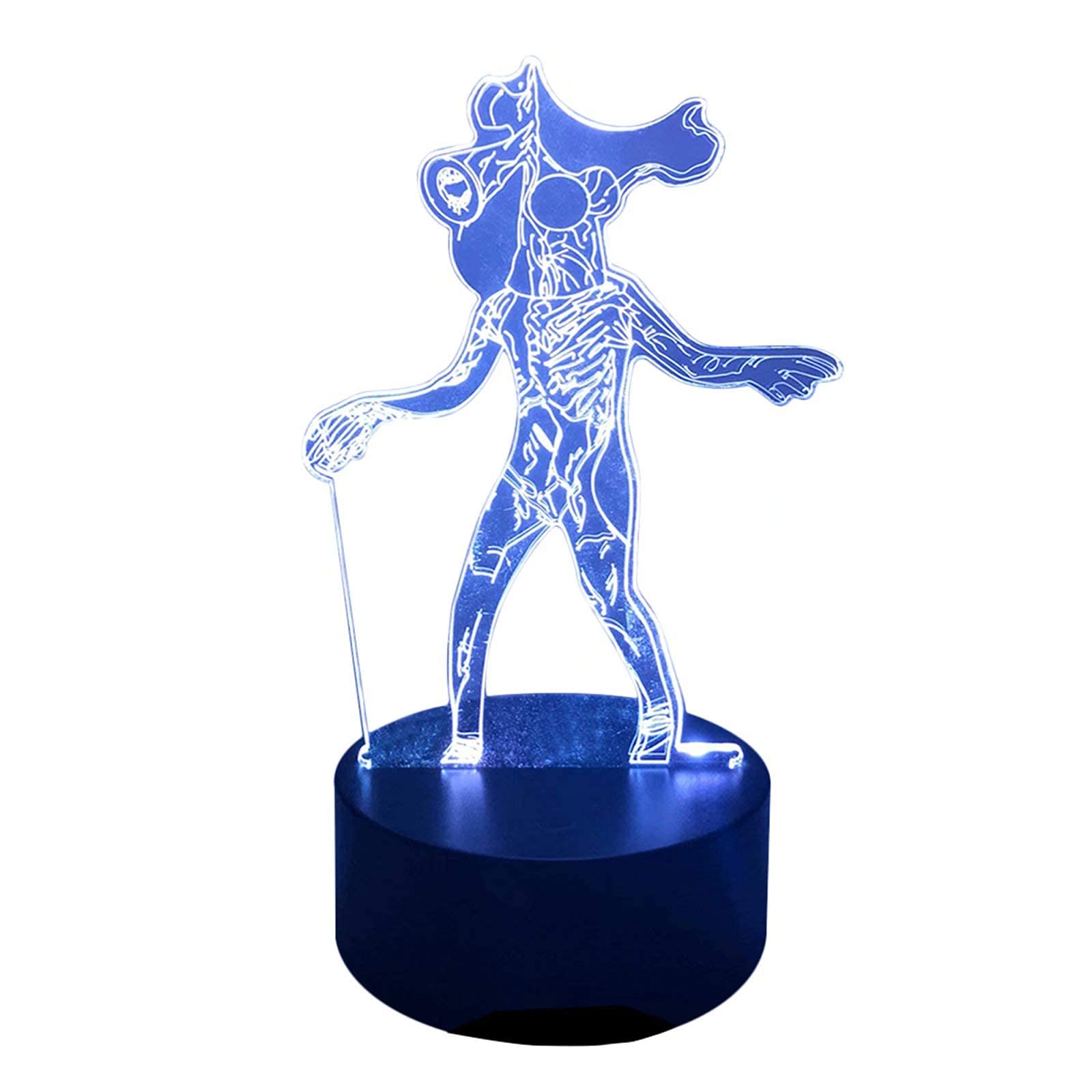 KJsdaADSA Siren Head Night Light Cartoon 3D Led Light, 7 Colors Cartoon Light with Touch Sensor, Gifts for Boys and Girl Bedroom