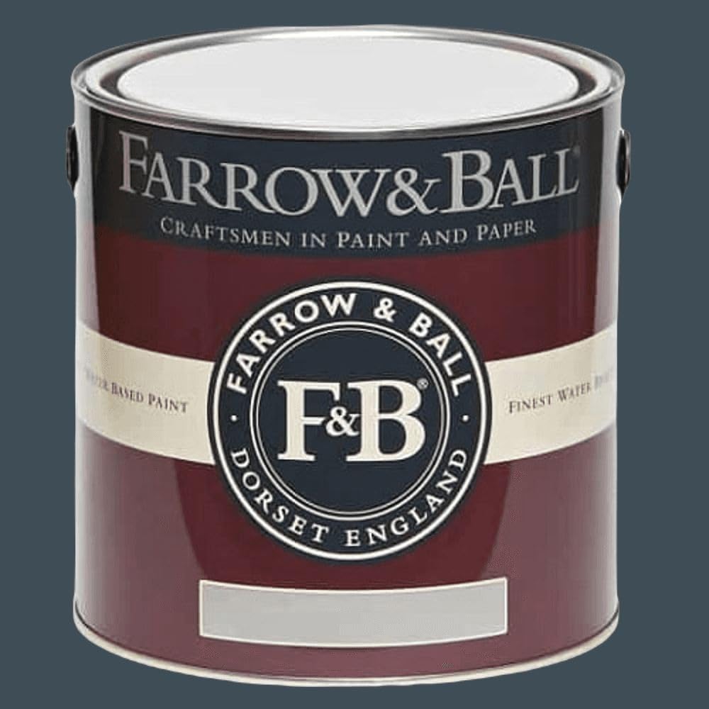 Paint Stop Mixed Colour Farrow & Ball Flat Eggshell 30 Hague Blue 2.5L