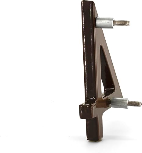 Miniatura 3 de Montague Metal Products, MHN-08-F-RB1-4, Números de casa de dirección flotantes modernos de aluminio cepillado sólido, 8 pulgadas, bronce romano con