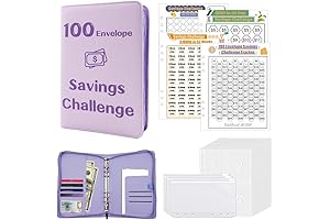 Zippered Money Binder with Envelopes