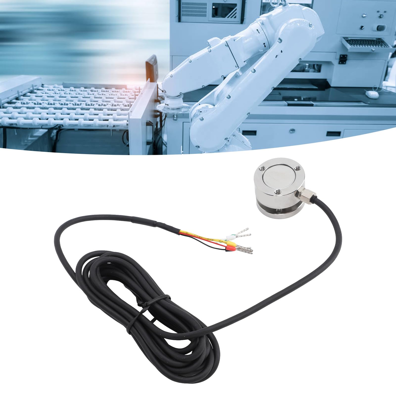 Sensore Cella di Carico con Portata 500 Kg, Sensore di Ponderazione in Acciaio Inossidabile per Bilancia Elettronica, Strumenti per Prove di Trazione per Assemblaggio