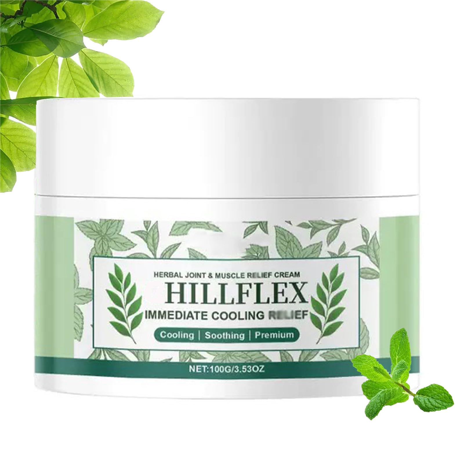 CHILLFLEX Menthol Soothing Cream, Joint Activities Throughout The Body，Instant Cooling Gel for Muscle & Joint, Back, Neck, Hands, Feet（1PCS）
