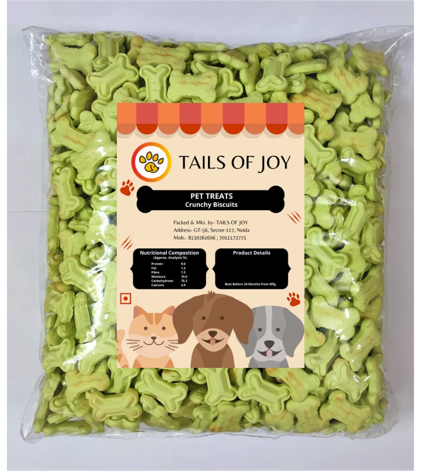 Tails of Joy Real Veg Dog Biscuits Nutritious and Digestive Natural Size - 1kg (B0C1C9DCJT) Amazon Price History, Amazon Price Tracker