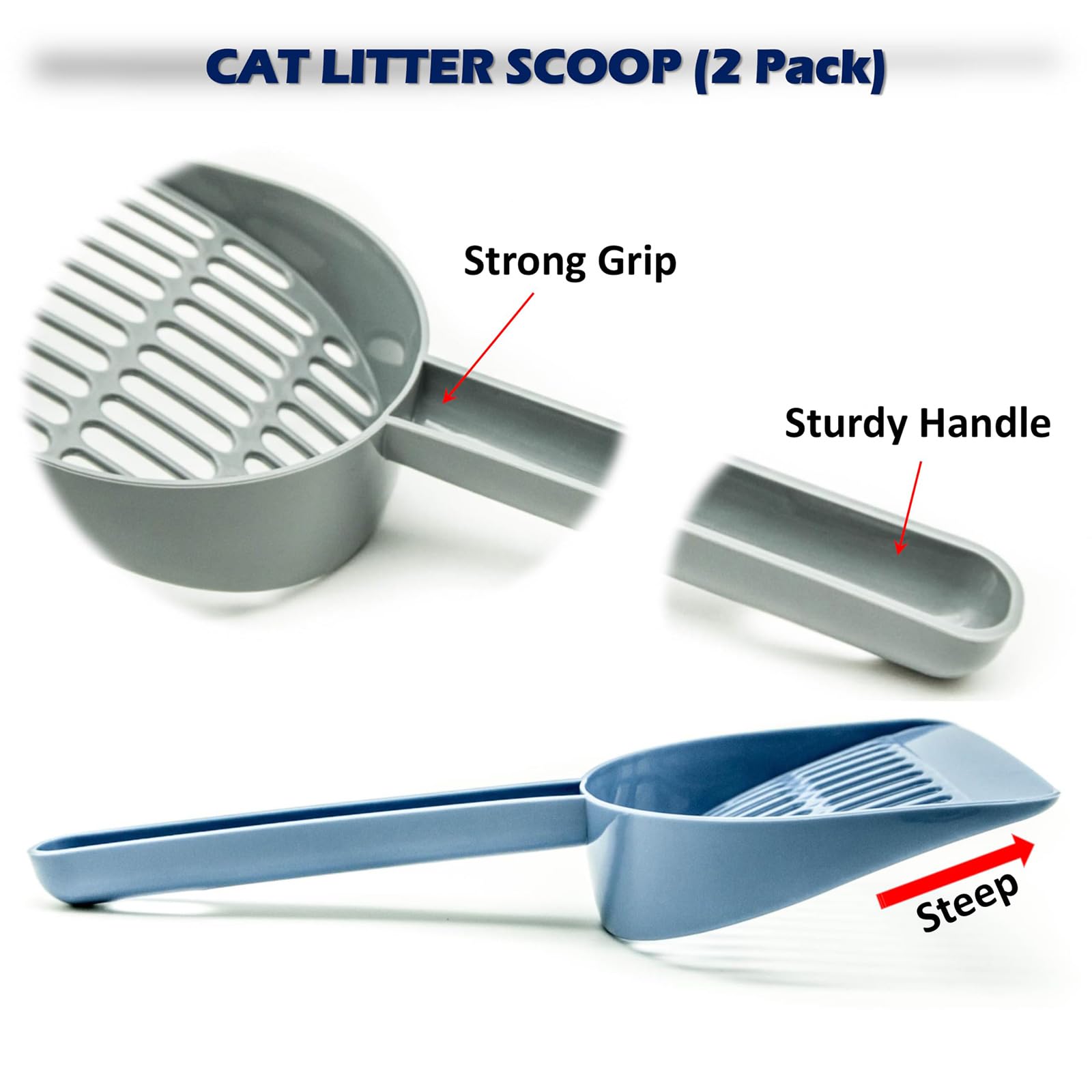 2 Strong Cat Litter Scoop - Image 4