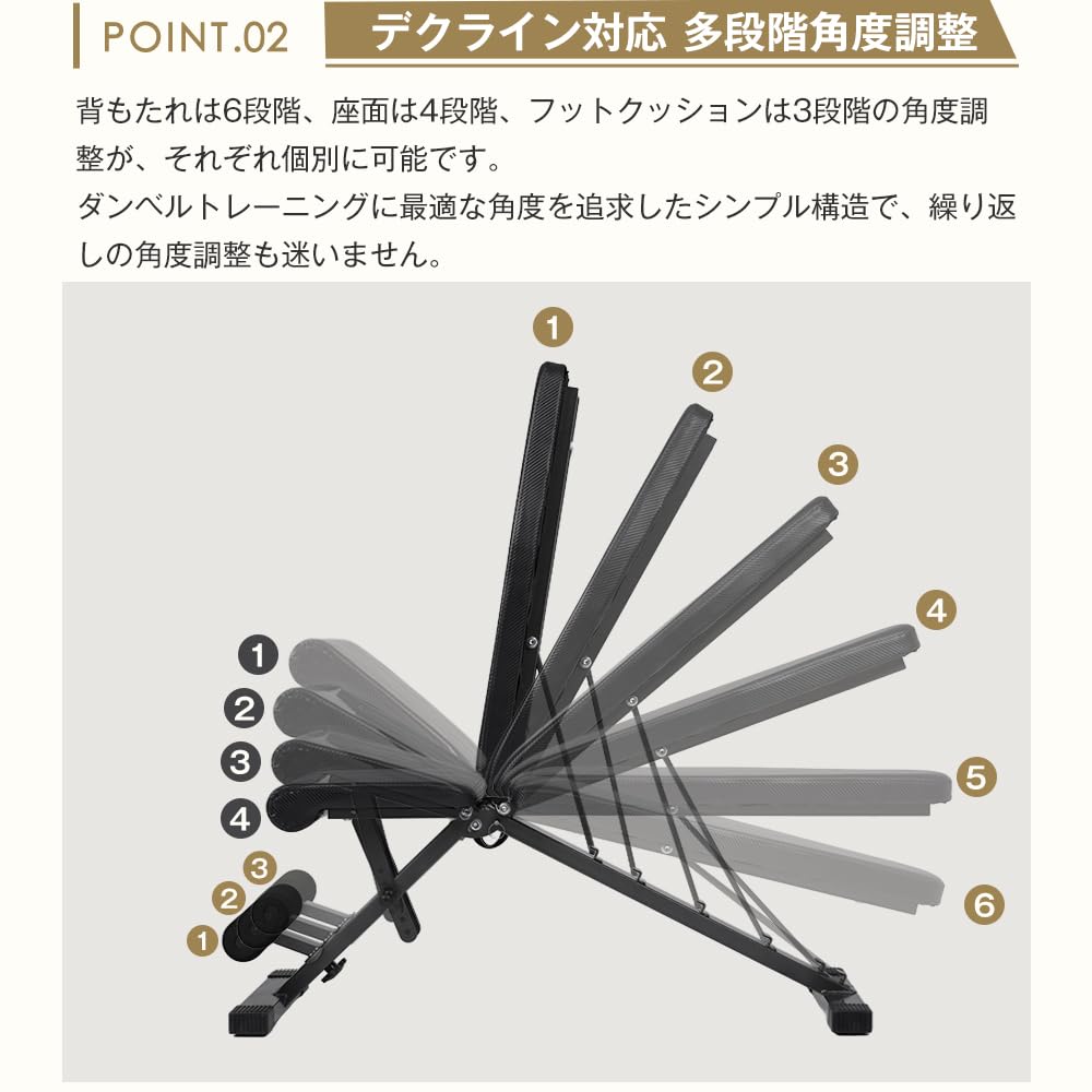 Amazon.co.jp: Donext トレーニングベンチ 3WAY デクラインベンチ