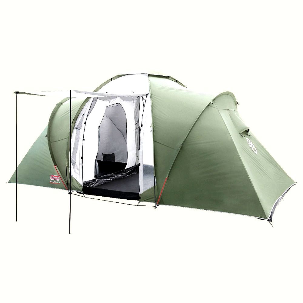 tunnel oder kuppelzelt Coleman Zelt Ridgeline 4/6 Plus, 4/6 Mann Zelt, 4/6 Personen Vis-A-Vis Tunnelzelt, Campingzelt, mit Sonnendach, Wasserdicht WS 3.000mm Sport & Freizeit Version:SATTEL MINI 100MM Accessori e supporti Better Sounding Bass Solos