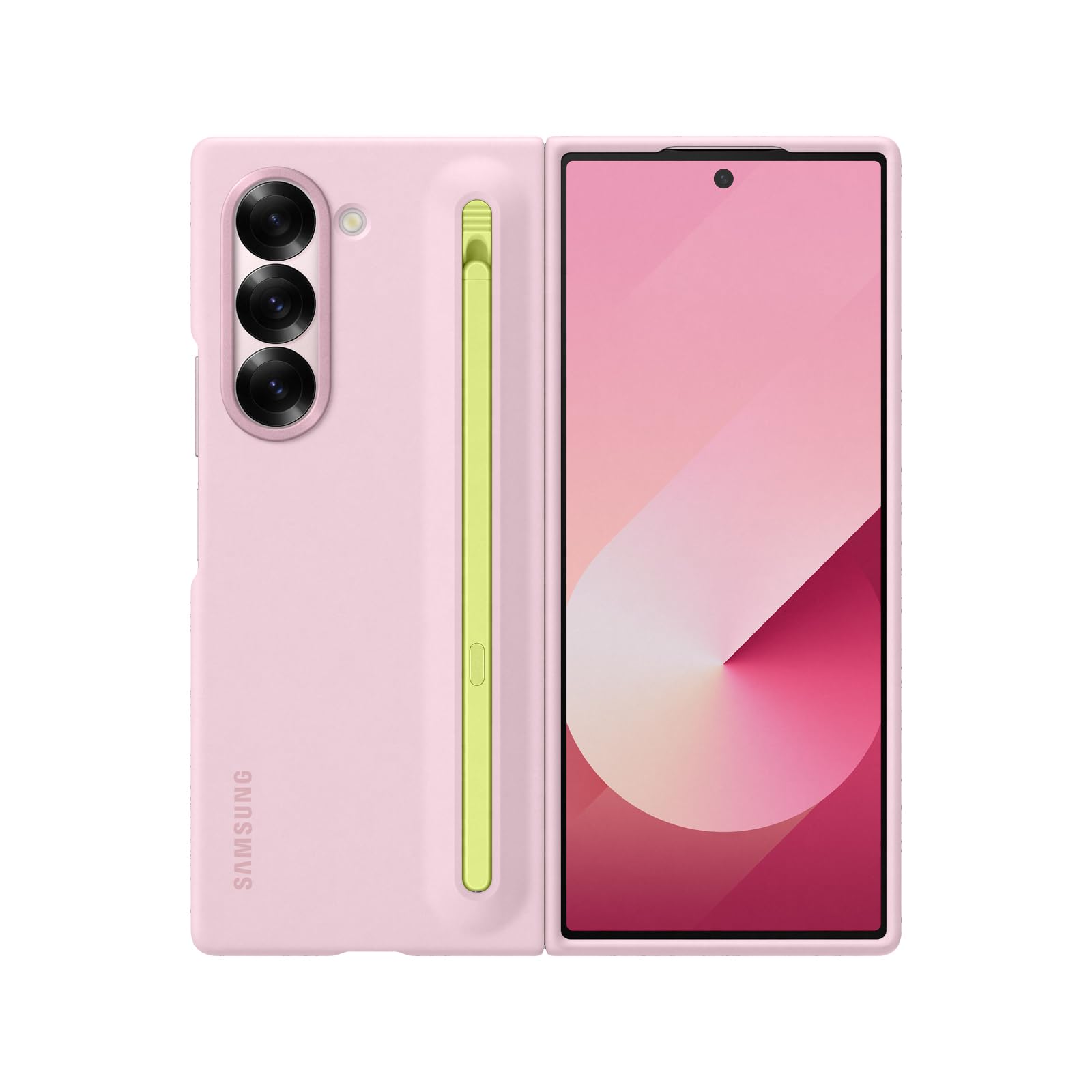 Amazon.co.jp: Galaxy Z Fold6 S Pen Case|ピンク|スマホケース