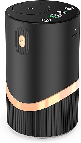 Difusor de aceite esencial sin agua recargable difusor de aromaterapia portátil para automóvil y hogar - 1246Htiempo apagado, 4 niveles de niebla