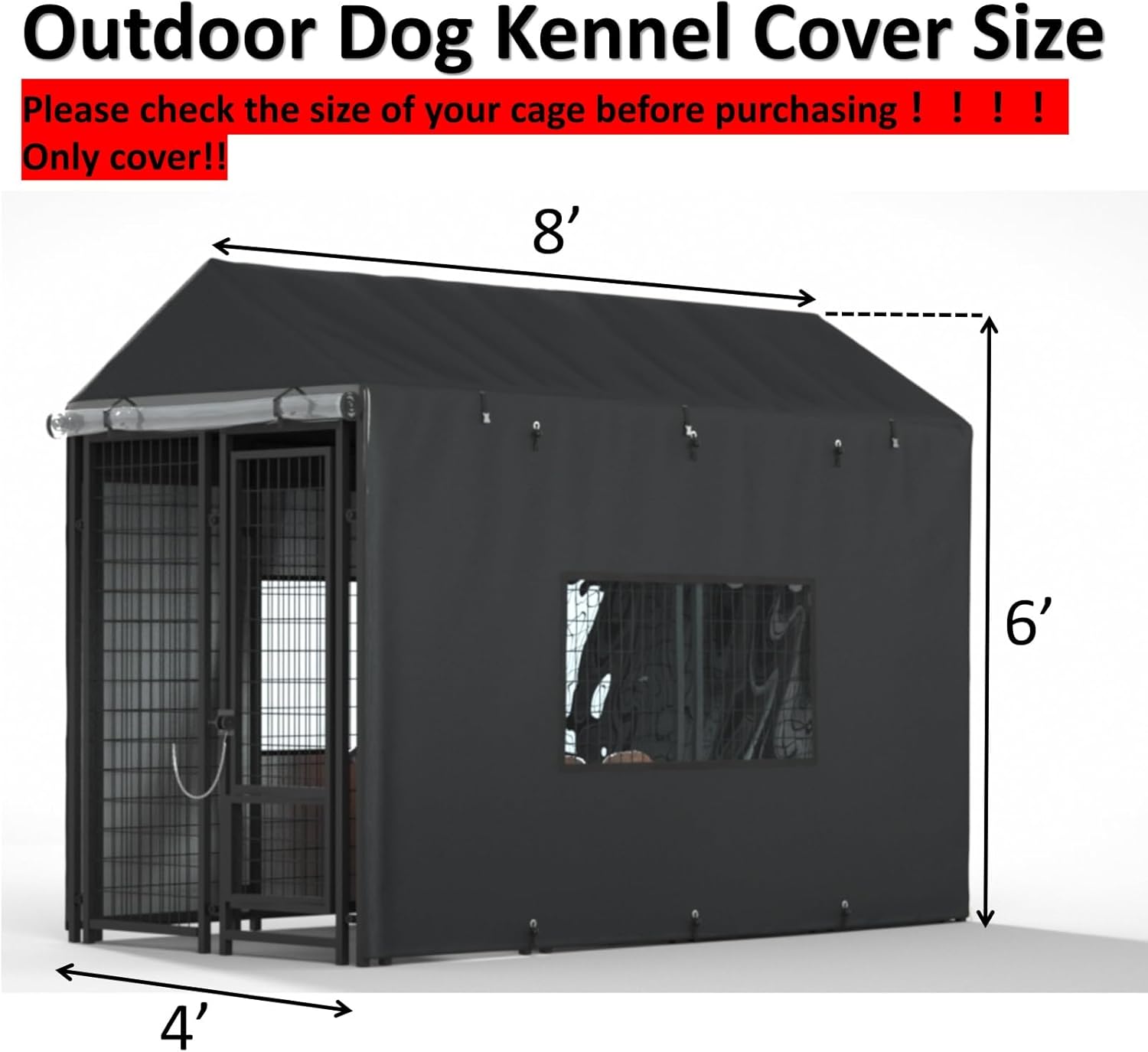 Ultimate Protection: Review of the Heavy-Duty Outdoor Dog Kennel Cover