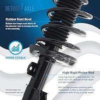 Vista 1395 de Detroit Axle - Kit de suspensión delantera de 10 piezas para Chevy Aveo Aveo5 Pontiac G3 Wave 2 Ready Struts Assembly 2 Enlaces de barra