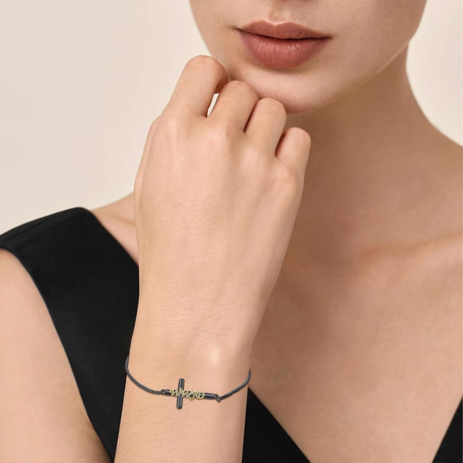 Midir&Etain Cross Bracelet 925 Sterling Silver Faith Christian Religious Anklet Bracelet Christian Cross Jewelry Gifts for Women - Image 6