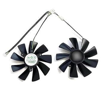 GPU Cooling Replacement Fan for Power-Color for DATALAND RX 590 GME X God/X Ares Plus RX 580 2048SP X Ares Plus RX 5700 5700XT 5600XT X Warlord RX 5600XT X Fighter Plus 4 Pin 100mm GAA8S2U fan2