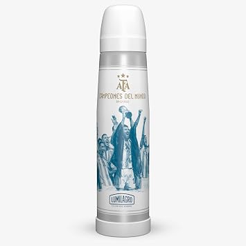 Termo for Mate 33.8 oz | مانع للتسرب - كرة قدم معزولة فراغ الفولاذ المقاوم للصدأ Yerba Mate Set Termo Luminox Flag Matero Pico Vertedor زجاجة سفر كوب فراغ ماء ساخن