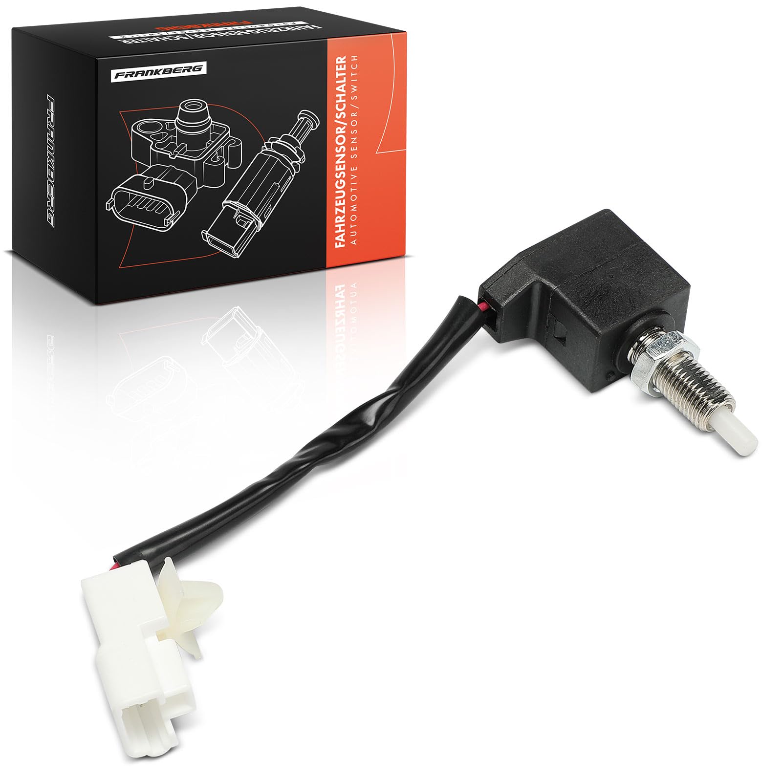 Frankberg Contacteur de pédale d'embrayage à 2 broches pour transmission | 938402E000; Compatible avec: Rio III UB, Soul AM, Venga YN, H-1 Voyage TQ, Picanto SA, Sonate VI YF, Sorento II XM