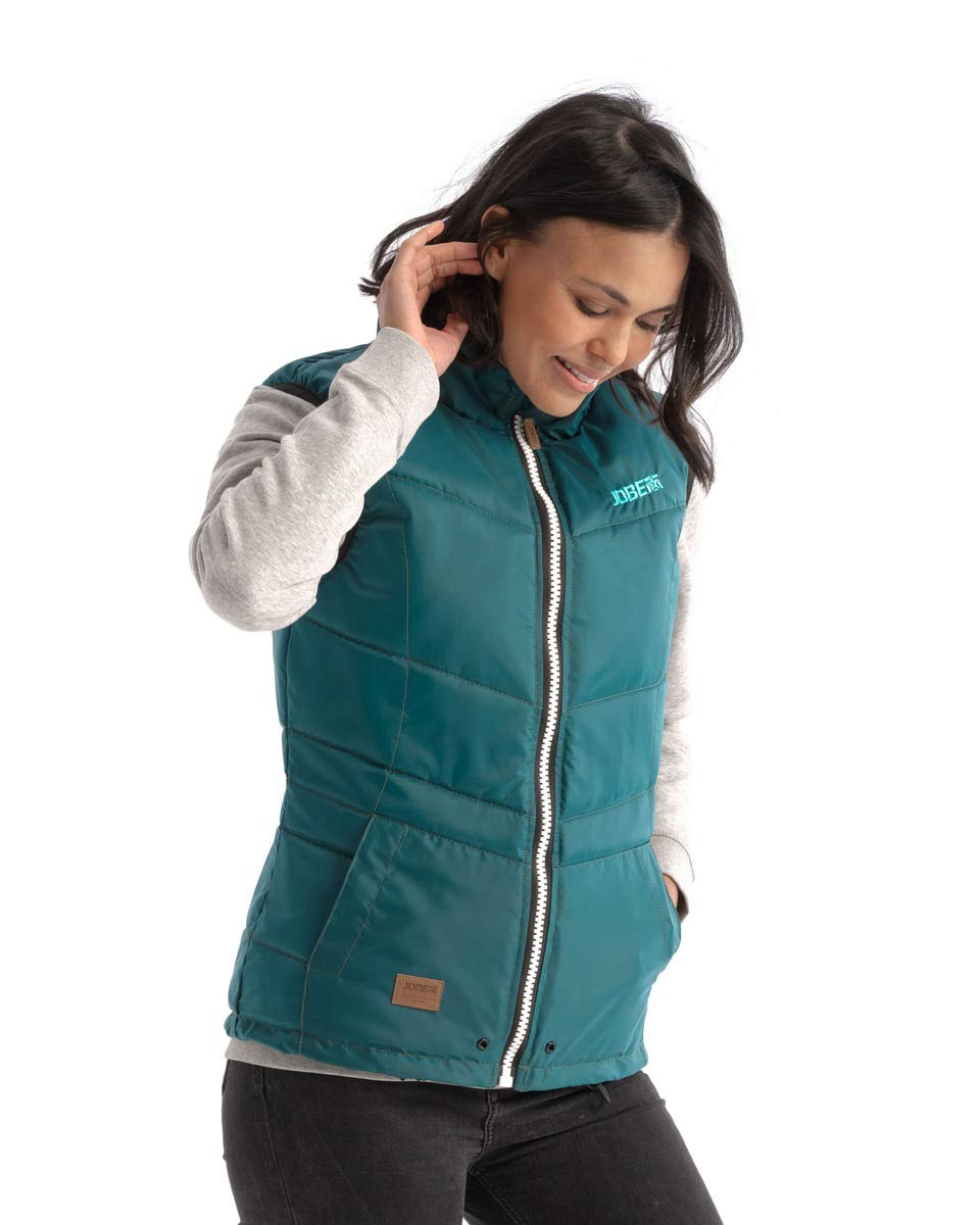 Jobe Womens 50N Bodywarmer - Dark Teal - Leichtgewicht - 50N ISO-Zertifiziert (Auftriebshilfe)