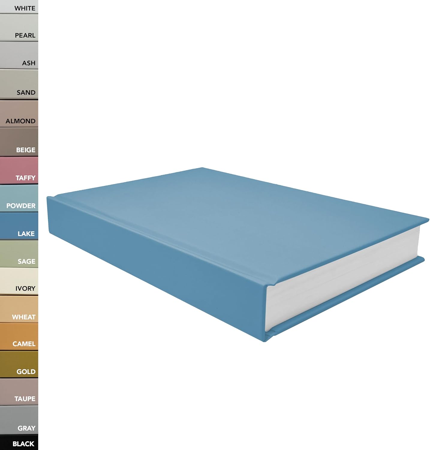 CovoBook™ Blank Hardcover | Premium Sketchbook Journal Guest Book | Photo Prop Home Decor (Lake, Size 9)