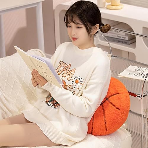 Miniatura 8 de XIYUAN Paquete de 2 almohadas de fútbol de 13.8 pulgadas, almohada de fútbol rellenas, pelotas deportivas, juguete suave y duradero, para fútbol,