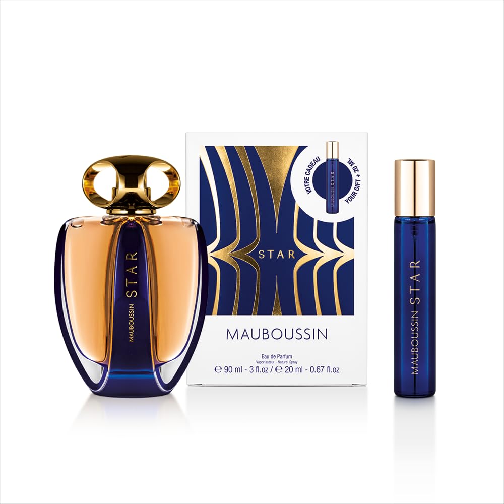 Mauboussin - Star 90ml + 20ml (Travel Spray) - Eau de Parfum Femme - Senteur Boisée & Ambrée
