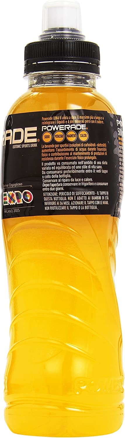 Powerade Arancia Bevanda Energetica Lot de 24 boissons énergisantes Orange 50 cl