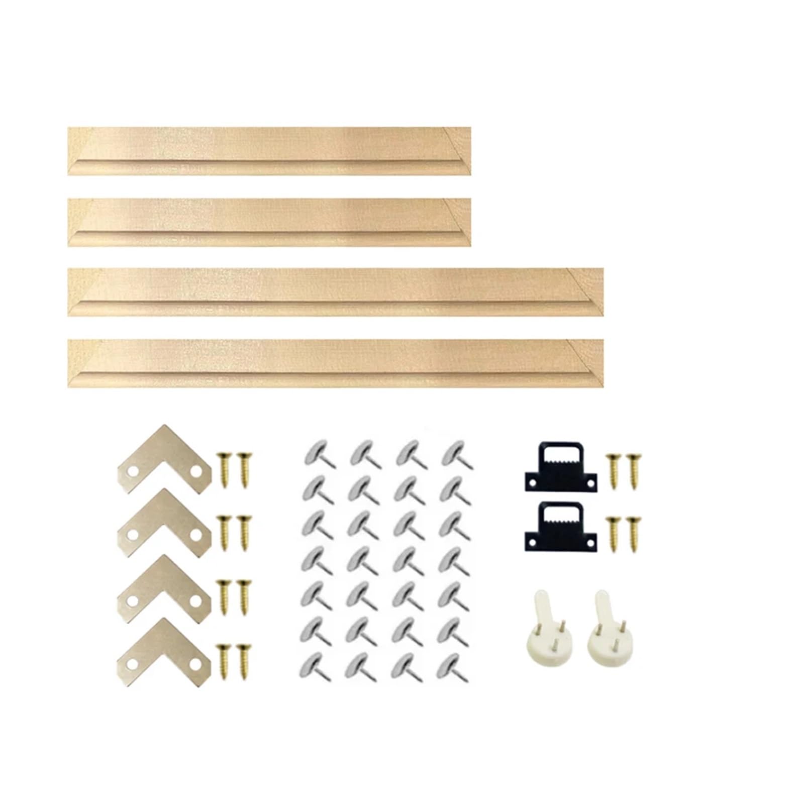 photo frame kits Solid Nature Pine Wood Frame for Canvas Prints Easy to Assemble Diamond Oil Painting Customized Wall Art Home Decor for crafts party school projects(35x55cm)