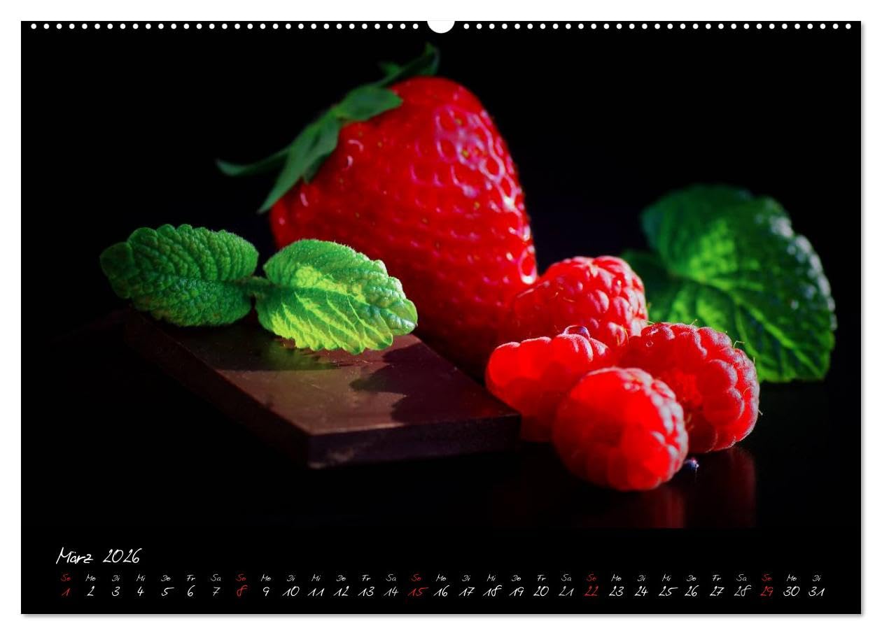 Frische Früchte Kalender (Wandkalender 2026 DIN A2 quer), CALVENDO Monatskalender: Ein toller Küchenkalender aus frischen Früchten. Ob exotische oder ... appetitlich anzusehen. (CALVENDO Gesundheit)