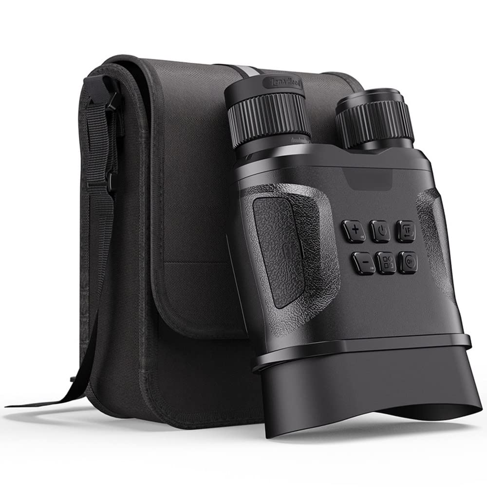 TANGZIXIN Digital Night Vision Binocular, 8X Digital & 2X Optical Zoom, 1312FT/400M Viewing Range, for Complete Darkness Military, Security, Hunting
