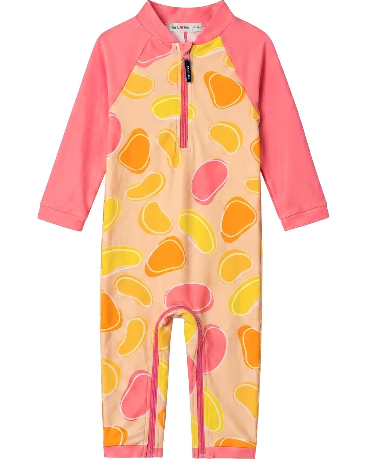 Maillot rashguard bébé manches longues UPF50+ zippé