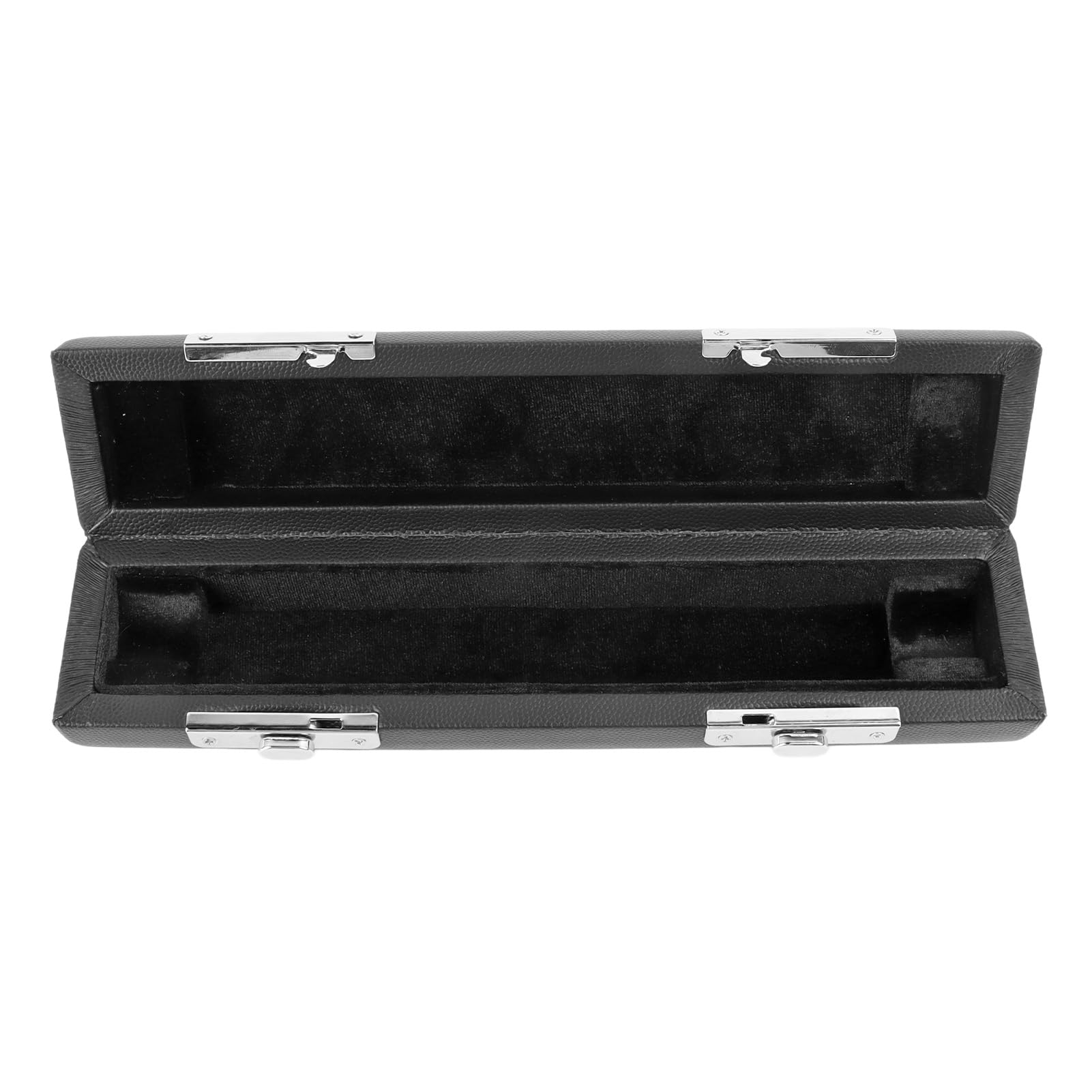 Toddmomy 2 Piccolo Flöten Koffer - Schwarze PU Hartschalen Etuis