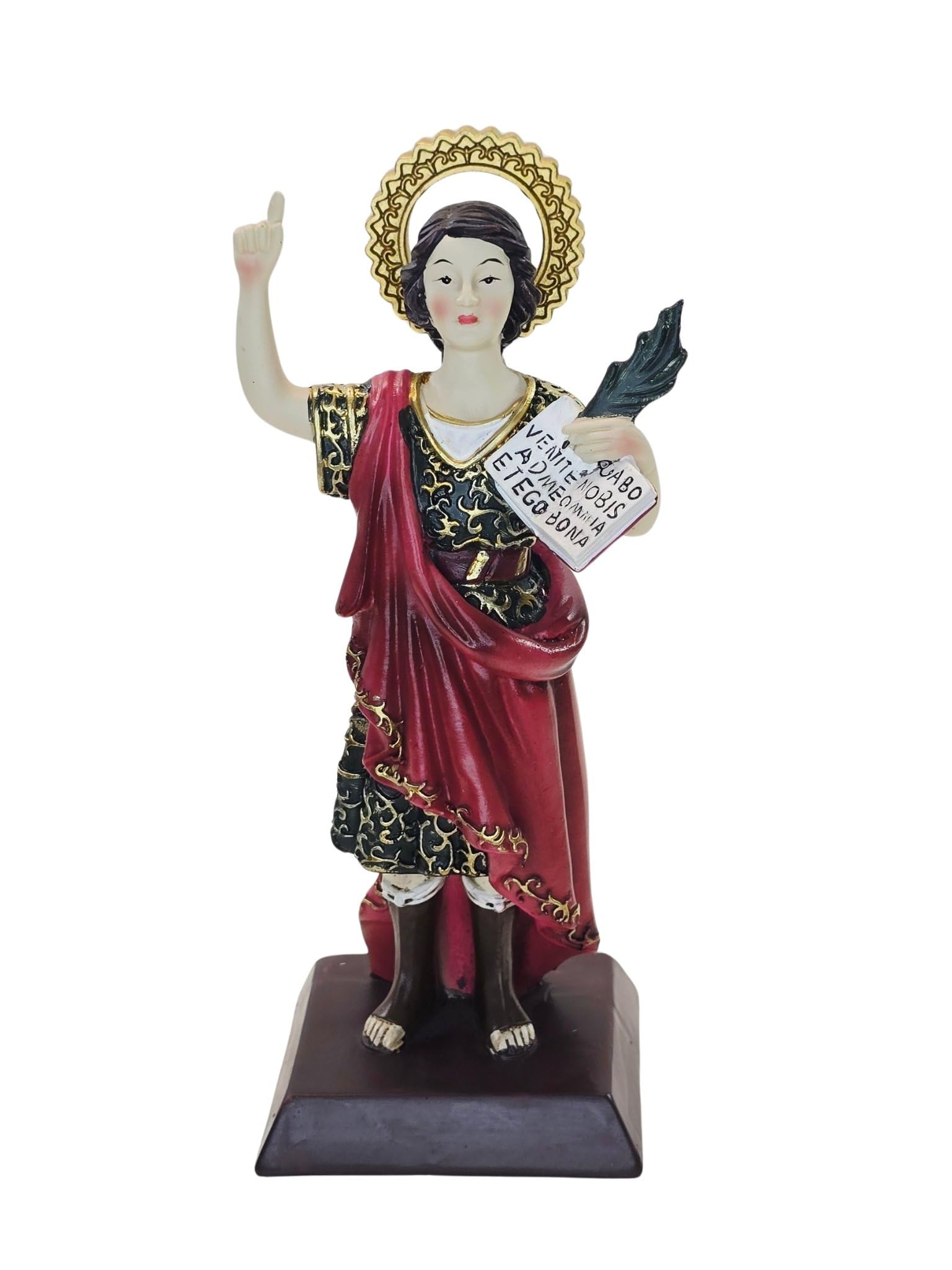 Saint Pancracio statue de protection pour le travail avec boîte et histoire du saint