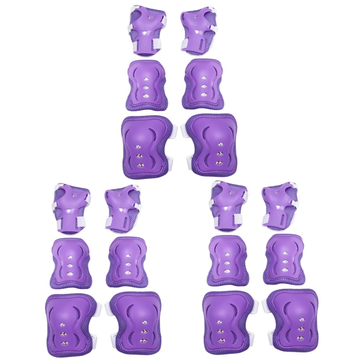 BESPORTBLE 18 Pcs Set Sports Protective Gear Set Boys and Girls Elbow Wrist Guards for Cycling Skateboarding