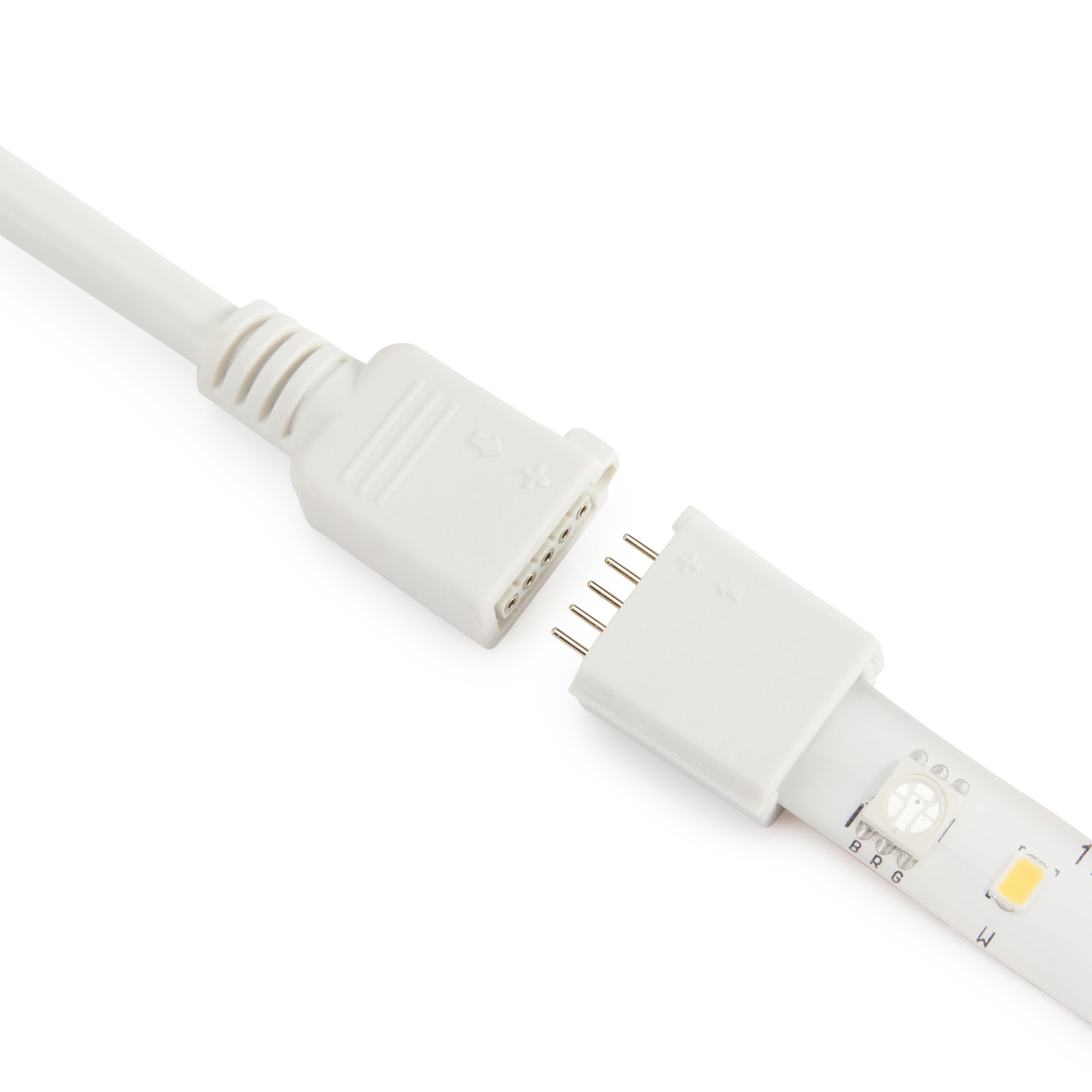 Amazon Basics Inteligentna Taśma Świetlna LED, 5 m, RGBW, WLAN 2,4 GHz, Kompatybilna Tylko z Alexą, Kolorowa