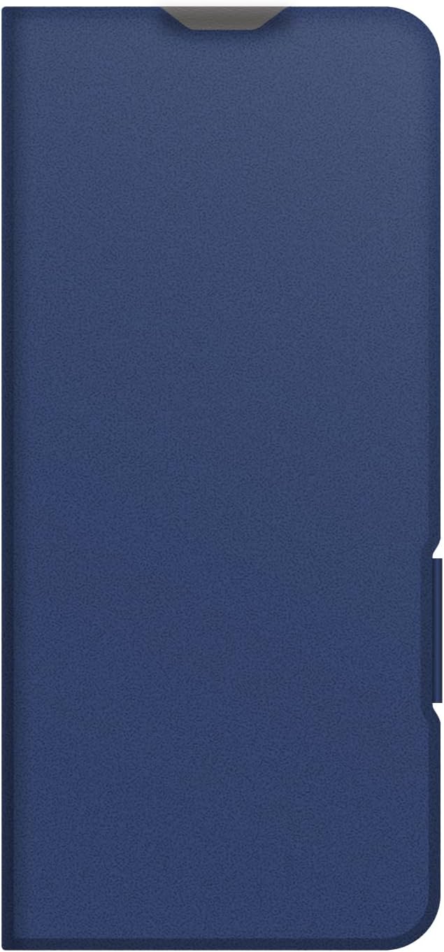 Elecom Xperia 10 VI (SO-52E) Case Cover Folio Soft Leather TPU Shock Absorption Lightweight Thin Card Storage Pocket Stand Function Wallet Type Built-in Magnet Simple Navy PM-X241PLFUNV