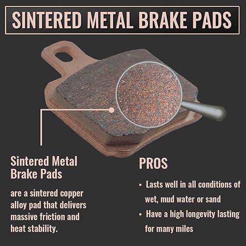 Miniatura 4 de SYUU - Pastillas de freno de metal sinterizado para motocicleta delantera y trasera para Yamaha MT-07 MT-09 MT-10 2014 2015 2016 2017 2018 FZ1 Fazer