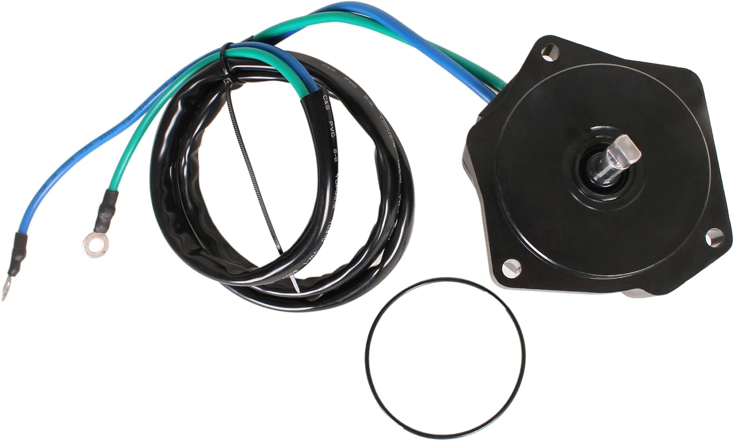 Boat Engine 6CJ-43880-10 6CJ-43880-11 6CJ-43880-12 6CJ-43880-13 Trim Tilt Motor for Yamaha 50HP 60HP 70HP F40 F50 F60 F70 FT50 FT60 Outboard Motor, 2 Wire, 3 Bolt, 12 Volt