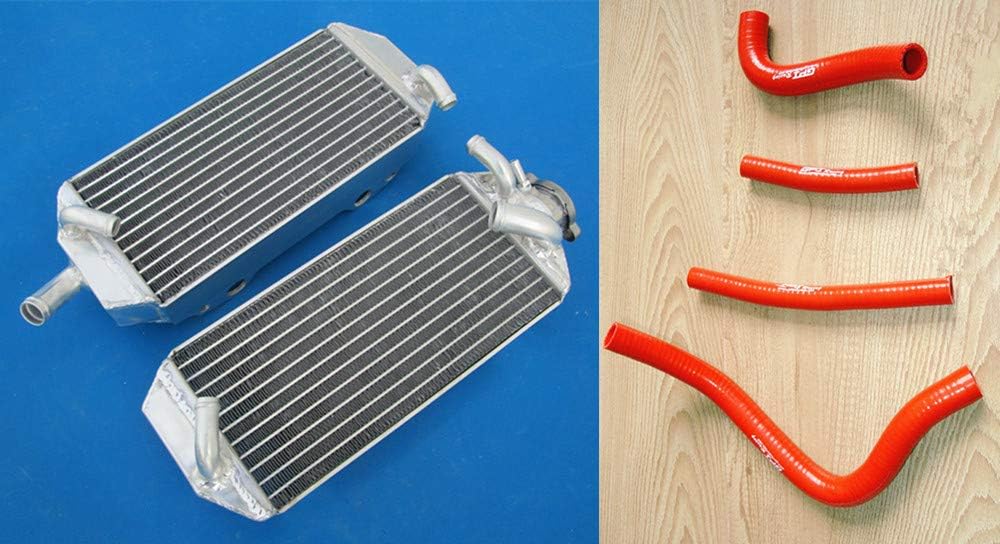 Aluminum radiator & hose for Suzuki RM250 RM 250 1996-2000 96 97 98 99 00 (YELLOW)