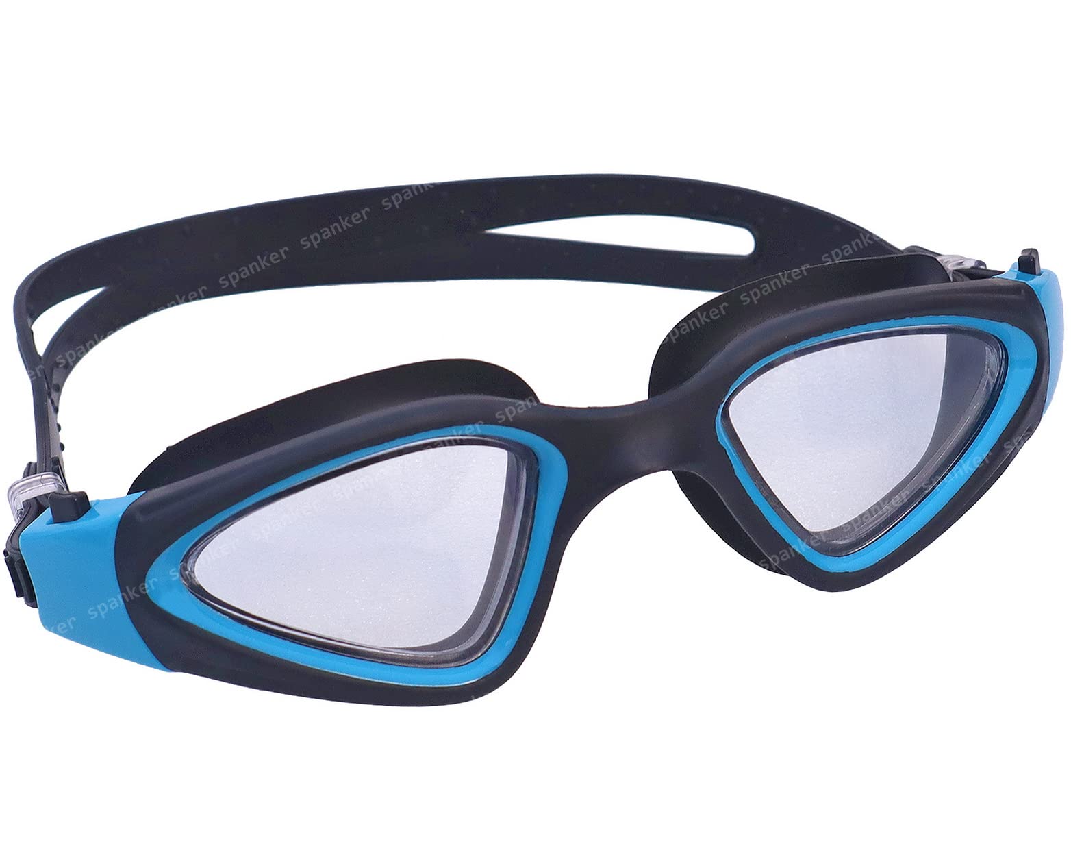 Spanker Ultra Design Anti Fog No Leaking UV Protection Wide View Swim Goggles For Women Men Adult,Blue-Black SSTP (B0B63XZKS2) Amazon Price History, Amazon Price Tracker