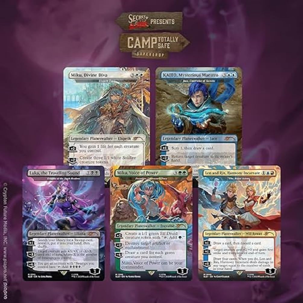 Magic the Gathering Secret Lair X Hatsune Miku: Electric Entourage Foil  Edition (Japanese) : Amazon.ca: Toys & Games