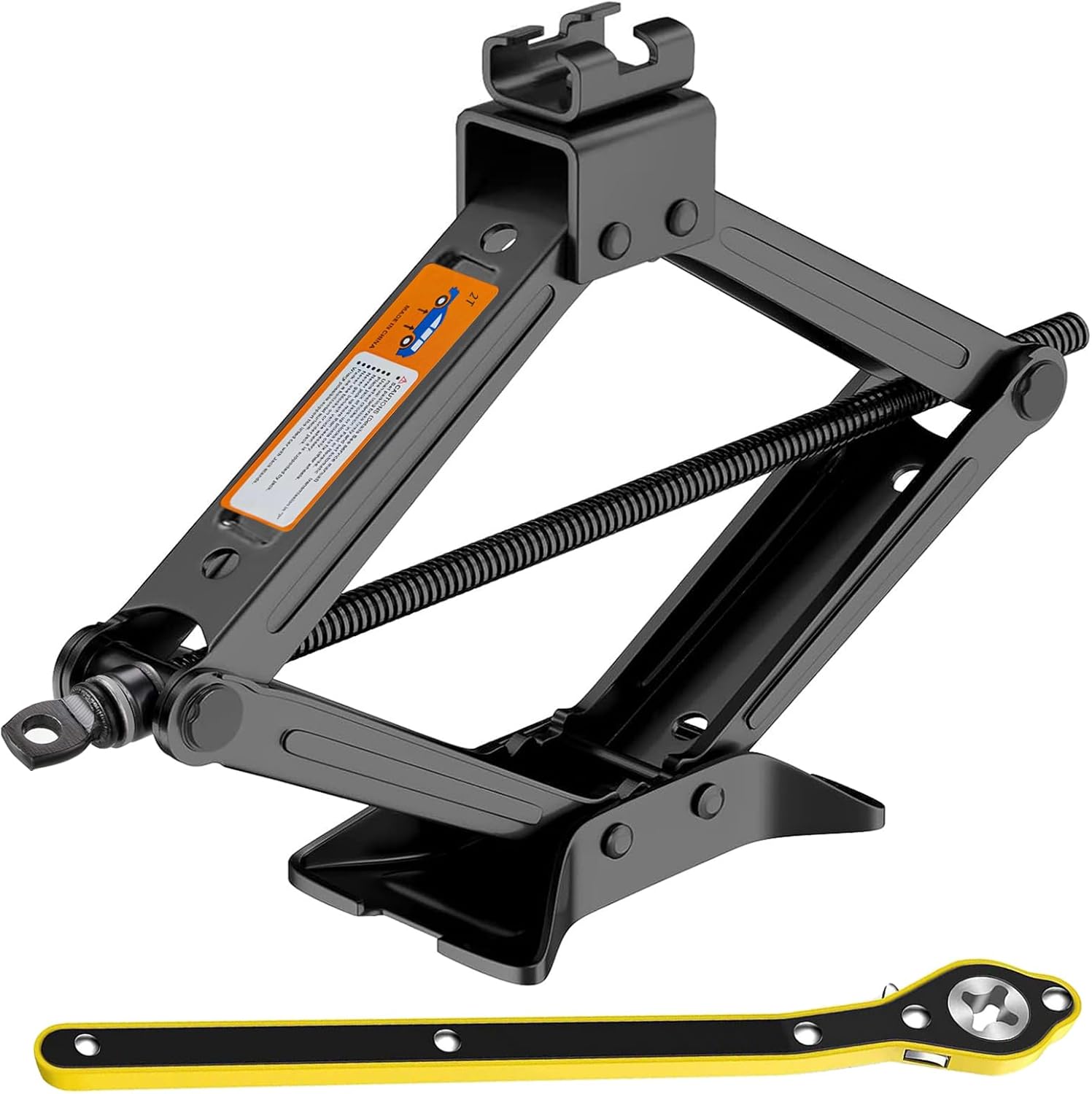 TBXWLRF Car Jack Car Scissor Jack Kit, 2 Ton(4,409lbs),Scissor Lift