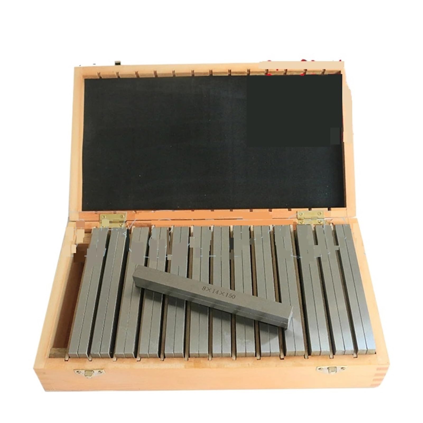 GUTUYEHKEA Parallel Measuring Block 100mm 150mm Manufactured Pad Gauge CNC Milling Pads Set Alloy Steel 9 Pairs