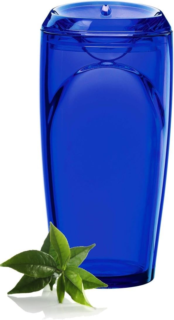 Only A Handful Remain | The ION Travel & Desktop Mug | A Stunning Design that Offers Ultimate Comfort | A Perfect Travel Mug (Translucent Sapphire Blue)