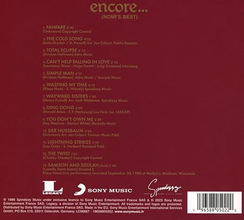 Miniatura 2 de Encore Nomi's Best