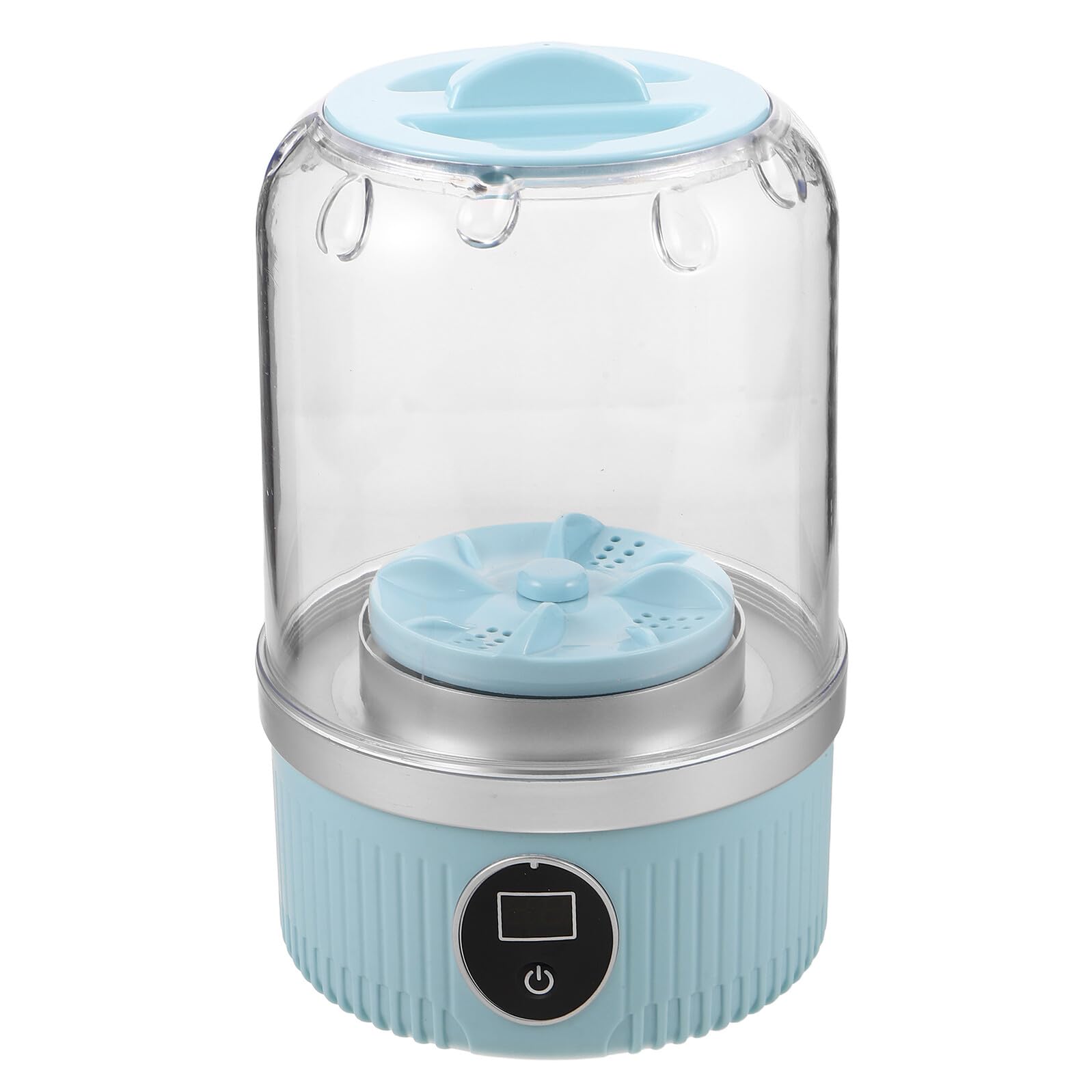 Mini Lavadora Portátil Recargable de 3000 Mah, Azul, 1 Pieza | Lavadora de Ropa Interior Pequeña, para Calcetines y Prendas Delicadas, Uso en Casa y Dormitorios