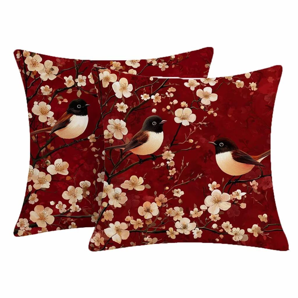 Coussin de jardin impermeable rouge 60x60 anti taches pour balcon salon