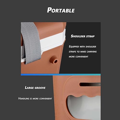 Miniatura 6 de HELOU Mini refrigerador compacto de 8 litros para dormitorio, oficina, automóvil, dormitorio, refrigerador portátil para el cuidado de la piel con