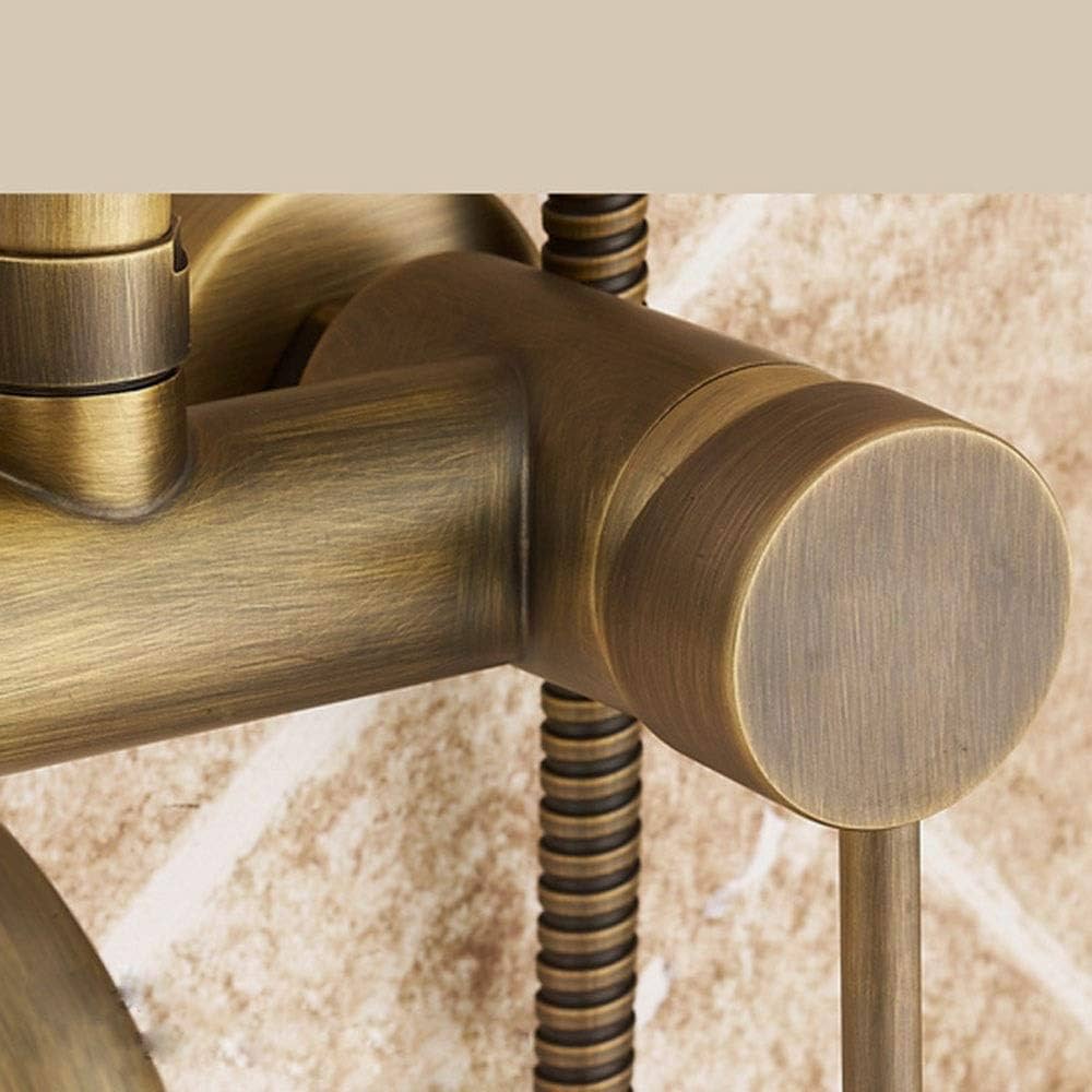 Amazon.co.jp: シャワーヘッドレトロつや消しシャワーセット銅